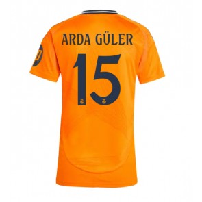 Real Madrid Arda Guler #15 Dámské Venkovní Dres 2024-25 Krátký Rukáv